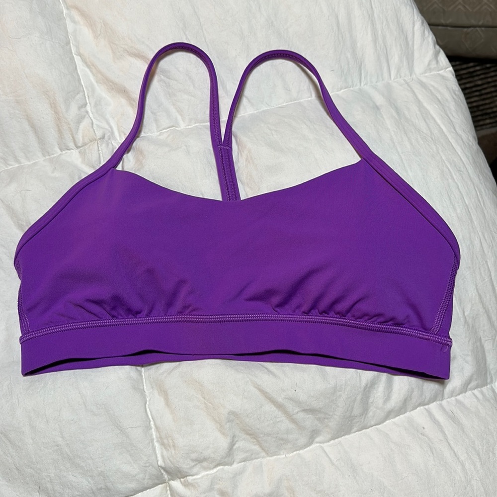Lululemon y back bra - like new! Midnight magenta